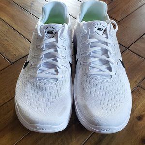 NIKE FREE RN 2018 Men's Shoes White/Black 942836 100